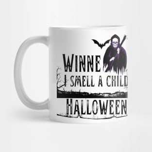 Winnie I smell a child vintage Halloween costume Mug